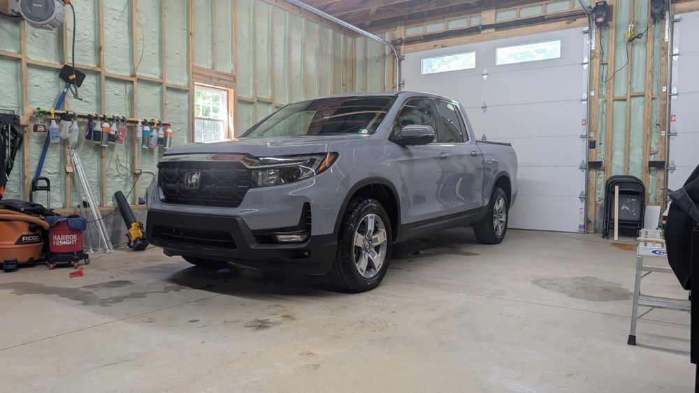 Gray Honda pickup detailed at Vinnie's Auto Detailing